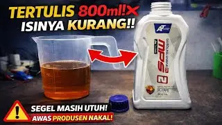 ⚠️ Produsen Nakal? Uji Isi Oli MPS2 Berlabel 800 ml SEGEL UTUH, ISI KURANG! HATI-HATI ⚠️