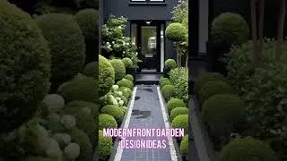Modern Front Garden Design Ideas #instagramyoutube #instavideo #shortsadoptme