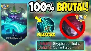 12 KILLS GLOO, 100% BRUTAL SKYPIERCER FULL STOCK (target lock julian🤪) TOPGLOBAL GLOO