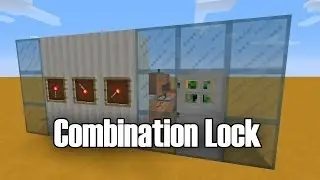Minecraft Item Frame Combination Lock