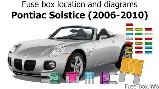 Fuse box location and diagrams: Pontiac Solstice (2006-2010)