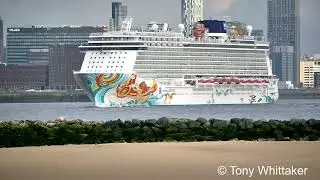 04-05-2022 NCL's Norwegian Getaway departs Liverpool