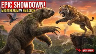 Giant Sloth vs Saber-Tooth: Fight to the Death