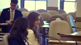 Студент Вашингтонского университета Кортни Грейвс даёт показания в поддержку законопроекта 501: з...