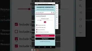 DotNet MAUI App Development - Password Generator 