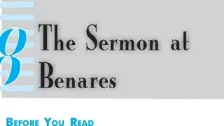 The Sermon at Banaras( Betty Renshow) Values & Voices Class -10th  Ncert English