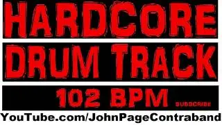 Heavy Hardcore Metal Drum Track 102 bpm