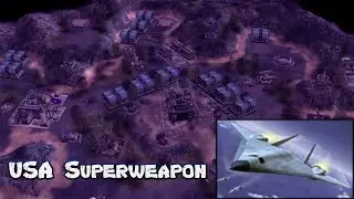 C&C Contra X Beta Airforce Generals Challenge #13 vs USA Superweapon General [Hard]