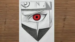 How to Draw Kakashi hatake | Eye drawing Tutorial 👀
