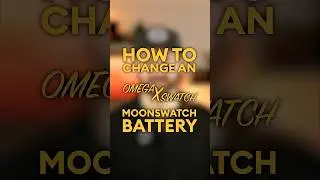 How to Change an Omega X Swatch MoonSwatch Battery