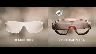 3M&trade; Anti-Fog Safety Eyewear with Scotchgard&trade; Protector