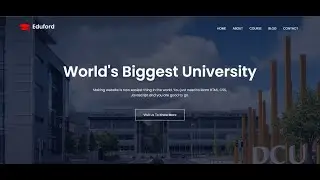 Education website responsive template [ HTML / CSS  / JavaScript ] with source code