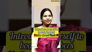 upsc topper mock interview in english medium #upscinterview #video #shorts #viral #youtube