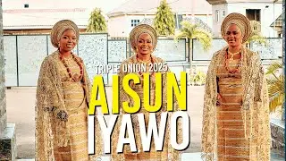 The Triple Union 2025 Aisun Iyawo of 3 Beautiful Sisters Who Turn Brides