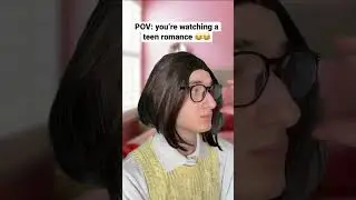 Clich&eacute; teen romance movies be like #shorts #funny #comedy