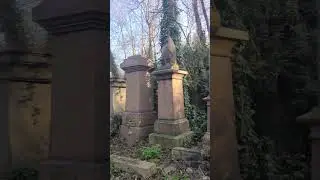 Victorian 1800's Gothic Cemetery in Stoke Newington, London