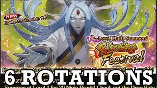 Naruto Blazing - Kaguya Blazing Festival Summons [6 Rotations]