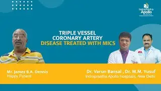 Triple Vessel Coronary Artery Disease treated with MICS