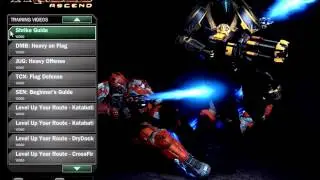Tribes Ascend: Interactive Menu: Training: Video Tutorials 3