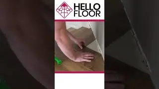 Pvc visgraat vloer snijden en plakken 😎| HelloFloor #pvcvloeren #visgraatvloer #pvc