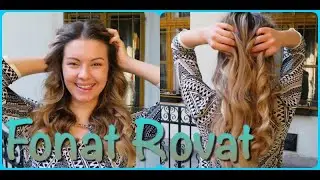 GÖNDÖR HAJ KÖNTÖSÖVVEL? /Fonat Rovat 5. rész, hajgöndörítés tipp hő nélkül/ Huszi hairstyle