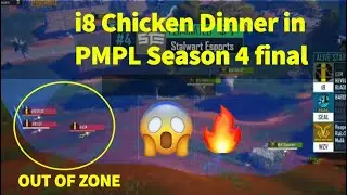 i8 Impossible Chicken Dinner in Pmpl S4 Final | Team i8 highlights