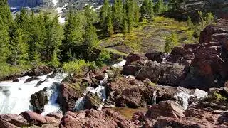 Redrock Falls, Glacier National Park