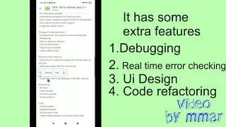 You can do programming by a android app (aide)