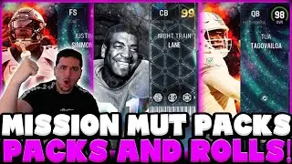 MISSION MUT PACKS REROLLS AND TRAINING VARIETY PACK OPENING! FIRE PULLS FROM TVP! MUT 23!