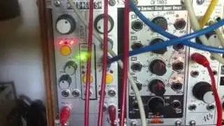 prototype Eurorack ALM SID*GUTS acid fiddle with mr Roland TR 808