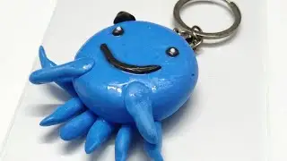 how to make clay keychain #claycrafts #claykeychain #oswald #polymereclay #diy #keychainlover #craft