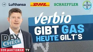DAX-Check LIVE: Bayer, Deutsche Bank, DHL Group, Lufthansa, SAP, Schaeffler, Verbio im Fokus