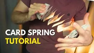 How To Do The Card Spring Like a Pro (Easy tutorial)