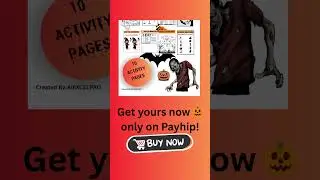 🎃 Halloween Printable Activity Pack for Kids | 10 Fun Games & Coloring Pages | Instant Download