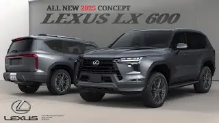 ALL NEW 2025 LEXUS LX 600 FULL SIZE REVEALED? REDESIGN | Digimods DESIGN |
