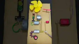 Multipulley Dynamo Generator _ DC Motor #dcmotor #tech #shorts #dcmotorproject