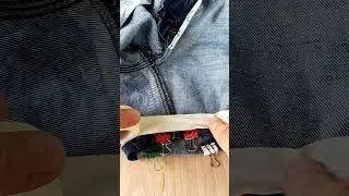 Hemming Jeans Quickly (without Sewing)