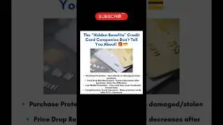 The hidden benefits of Credit Cards💳❤️ #shorts #creditcard #credapp #creditscore