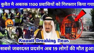 🔴In Kuwait, 1100 people were arrested, 19 people were killed | Kuwait Important News Hindi