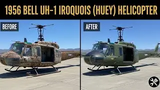 ASMR Restoration &ndash; 1956 Bell UH-1 Iroquois (Huey) Helicopter | Satisfying Rebuild