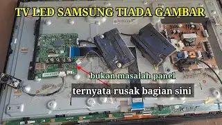 Cara cek kerusakan tv led samsung tidak ada gambar(blank),tapi bukan rusak panel [32AH4000]