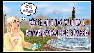 Köper allt jag vill ha i ryttarfestivalens butiker!