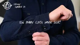 Iron Heart SS24 - рабочая рубашка из ткани Dobby/Sashiko плотностью 12 унций