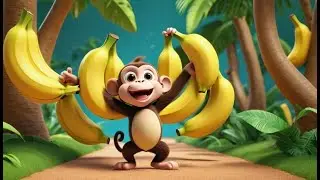 Silly Monkey&rsquo;s Banana Chase | Fun Nursery Rhyme and Kids&rsquo; Song