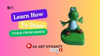 Learn How To Draw Yoshi From Mario | @aaartdynasty