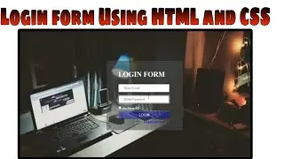 Create Transparent Login Form  || Using HTML and CSS