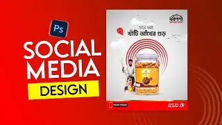 Social Media Design - Organic Food - Bangla Design Idea
