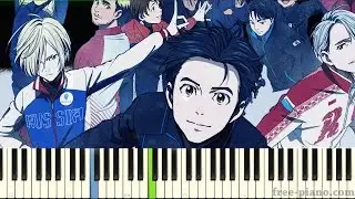 Yuri on Ice - Piano Theme [Piano Tutorial]
