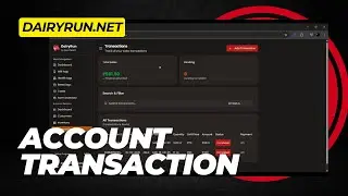 Manage Dairy Accounts & Inventory with Transactions | Dairyrun App