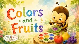 Colors & Fruits 🍓🎶 | Fun Kids Song for Toddlers | Preschool Music